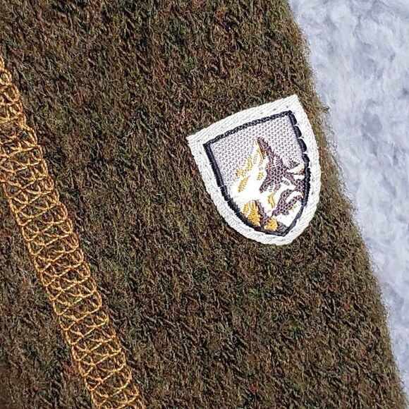 Kuhl Fleece Jacket Outdoor Quarter Zip Sherpa Lined Alpaca Fleece Size Medium M - Picture 7 of 13